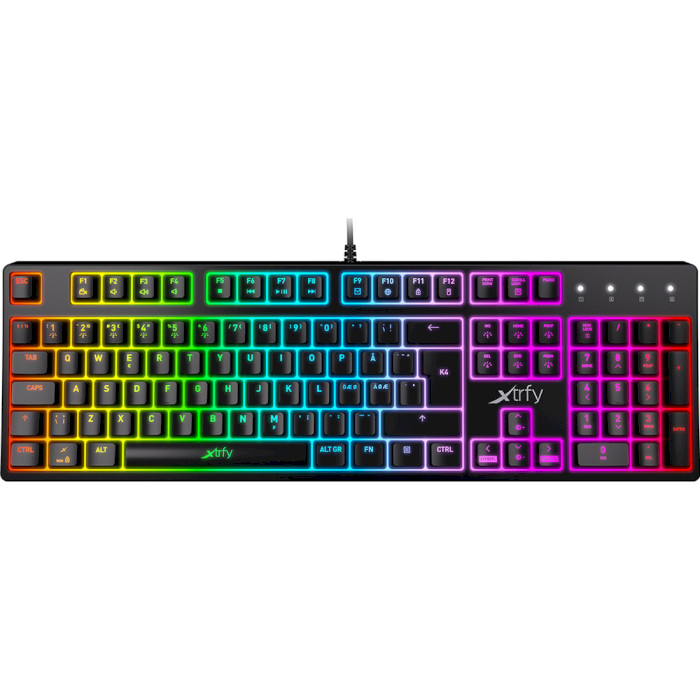 Клавіатура XTRFY K4 RGB RU Black (XG-K4-RGB-R-RUS)