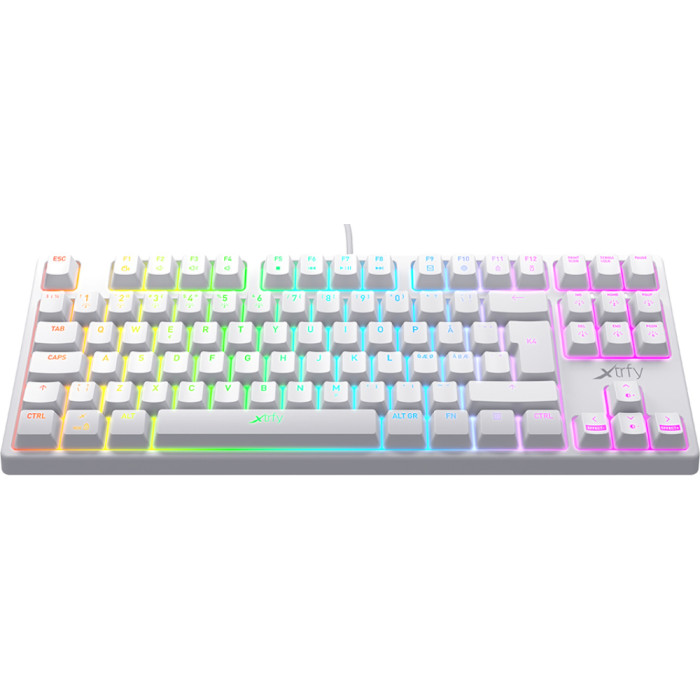 Клавиатура XTRFY K4 TKL RGB UA White (XG-K4-RGB-TKL-WH-R-UKR)
