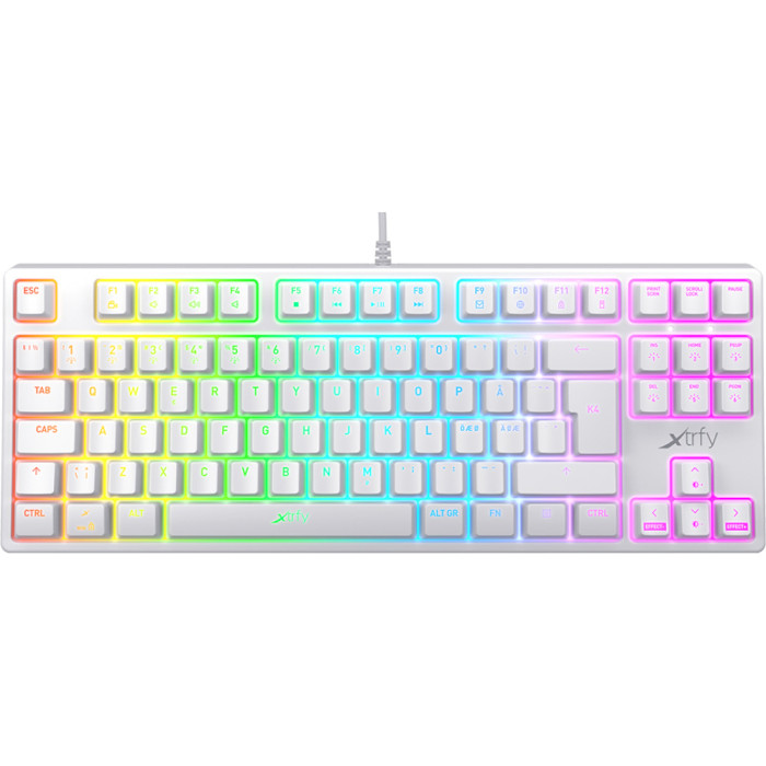 Клавиатура XTRFY K4 TKL RGB UA White (XG-K4-RGB-TKL-WH-R-UKR)
