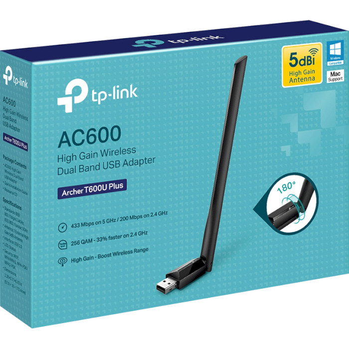 Wi-Fi адаптер TP-LINK Archer T600U Plus