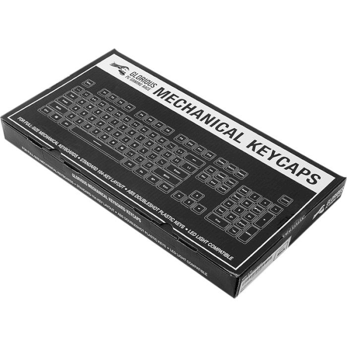 Набор кейкапов для клавиатуры GLORIOUS Mechanical Keyboard Keycaps White (G-104-WHITE)