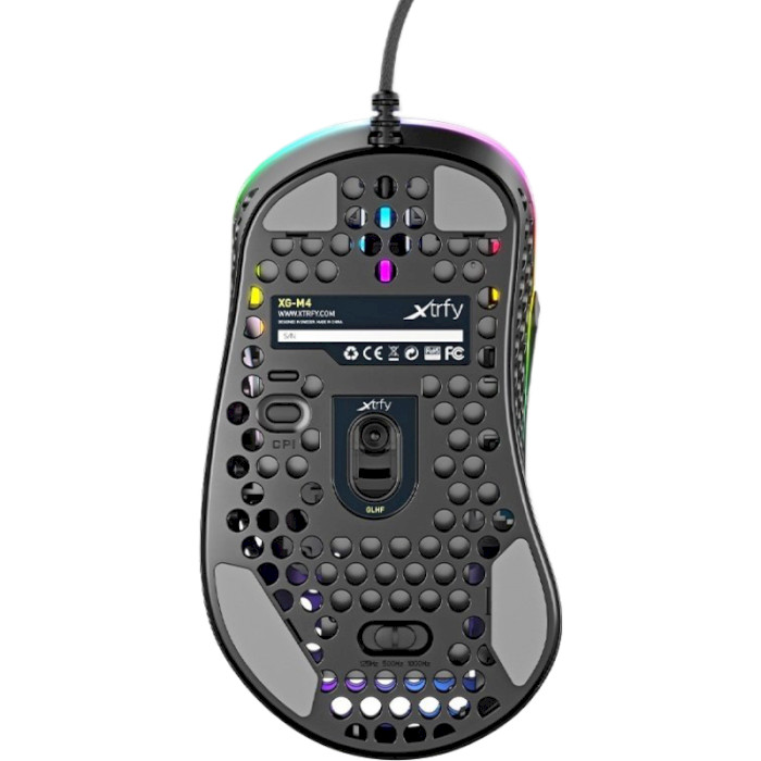 Миша ігрова XTRFY M4 Black (XG-M4-RGB-BLACK)