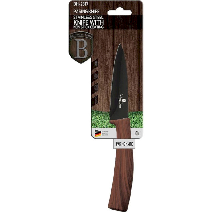 Нож кухонный для чистки овощей BERLINGER HAUS Forest Line Original Brown Edition 90мм (BH-2317)