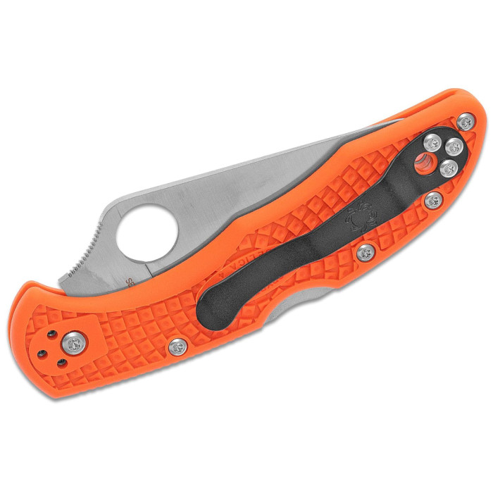 Складной нож SPYDERCO Delica 4 FRN Flat Ground Orange (C11FPOR)