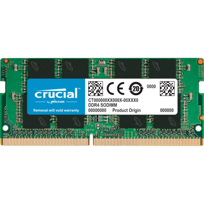 Модуль пам'яті CRUCIAL SO-DIMM DDR4 2666MHz 16GB (CT16G4SFRA266)