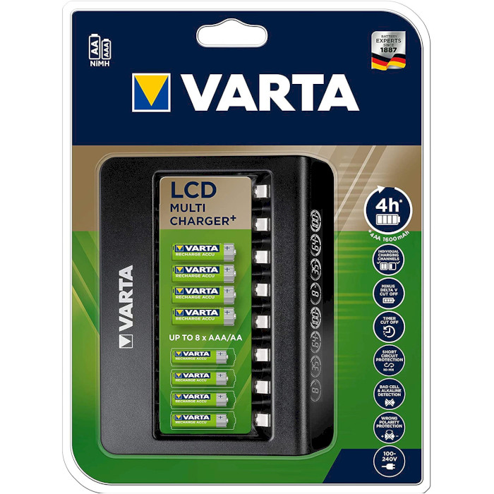 Зарядное устройство VARTA LCD Multi Charger Plus (57681 101 401)