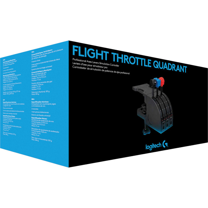 Дросельний квадрант LOGITECH Flight Throttle Quadrant (945-000015)