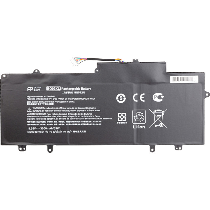 Акумулятор POWERPLANT для ноутбуків HP Chromebook 14 G3 11.55V/3000mAh/35Wh (NB461479)