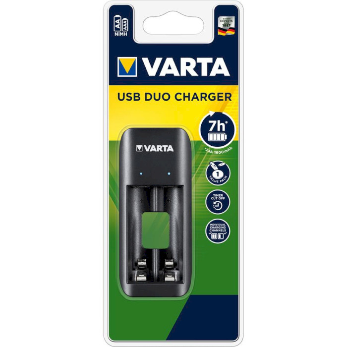 Зарядний пристрій VARTA Value USB Duo Charger (57651 101 401)