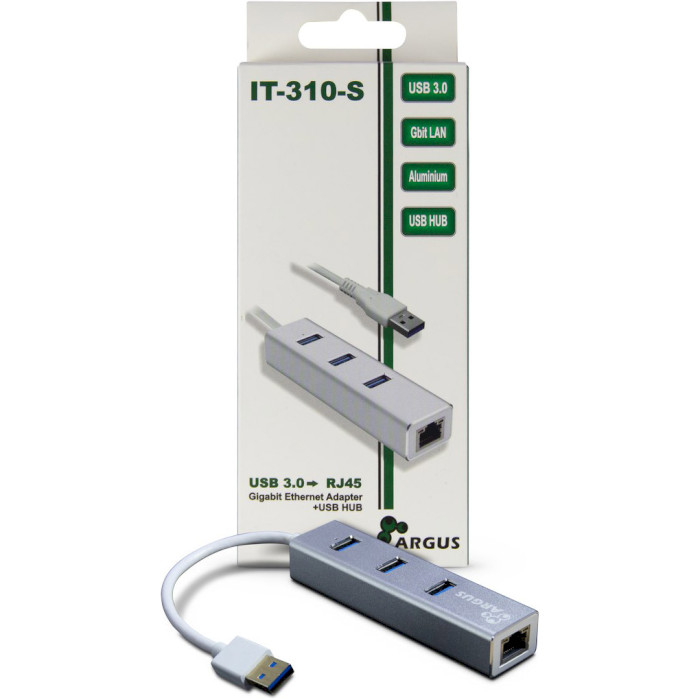 Мережевий адаптер з USB хабом ARGUS IT-310-S (88885471)