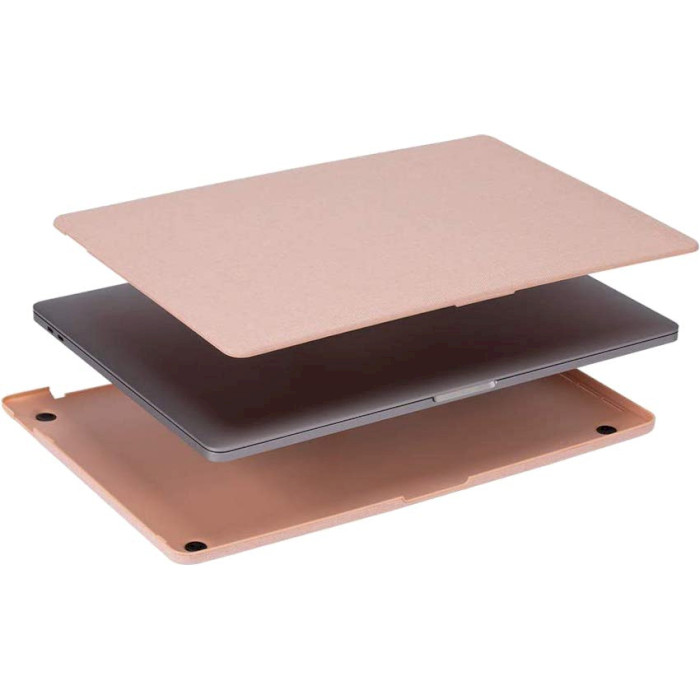 Чохол-накладка для ноутбука 16" INCASE Textured Hardshell in Woolenex для MacBook Pro 16 2019 Blush Pink (INMB200684-BLP)