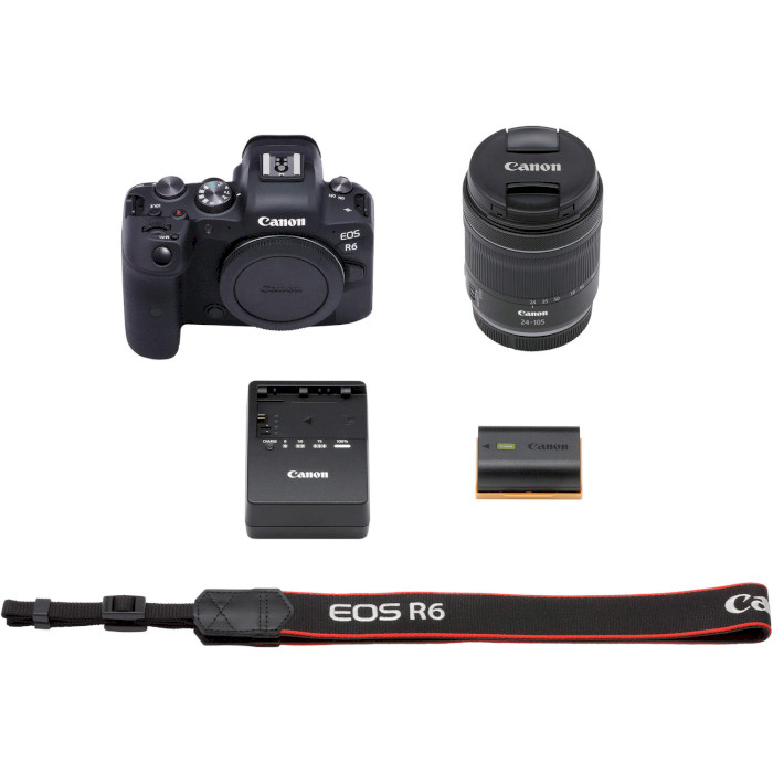 Фотоаппарат CANON EOS R6 Kit RF 24-105mm f/4.0-7.1 IS STM (4082C046)