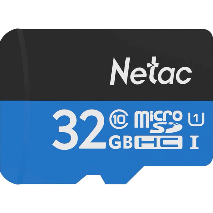 Карта памяти NETAC microSDHC P500 Standard 32GB UHS-I Class 10 (NT02P500STN-032G-S)