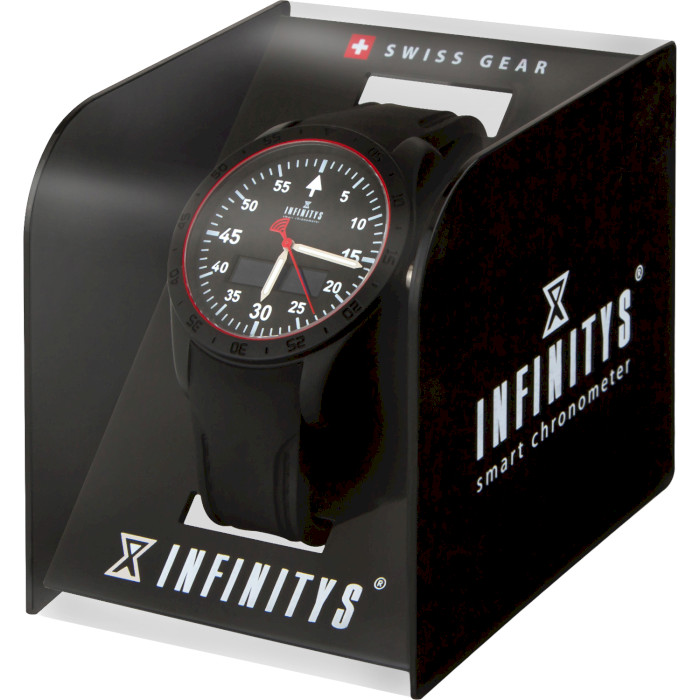 Смарт-часы ATRIX Infinitys X20 45mm Swiss Sport Chrono Black-Silicone (SWWPAII2SSCBS)