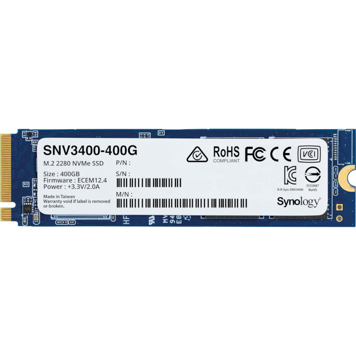 SSD SYNOLOGY SNV3400 400GB M.2 NVMe (SNV3400-400G)