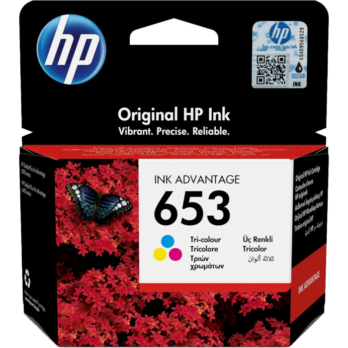 Картридж HP 653 Ink Advantage CMY (3YM74AE)