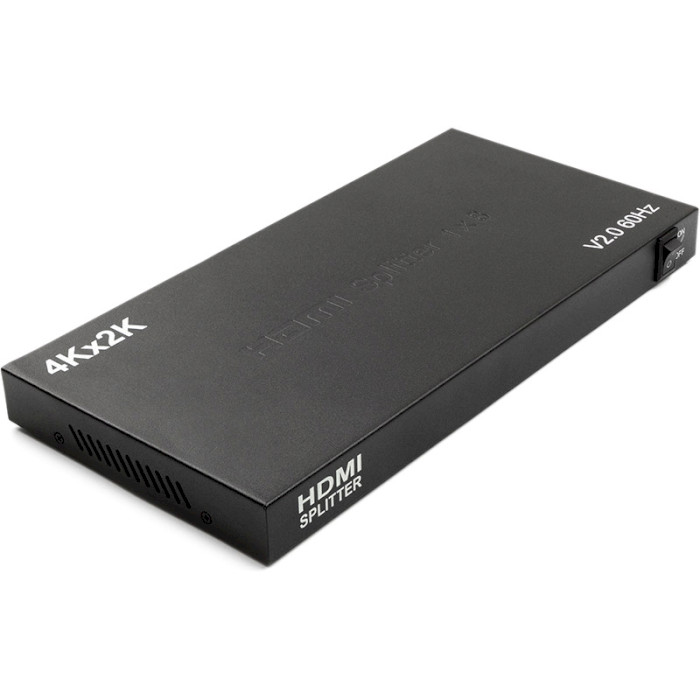 HDMI сплітер 1 to 8 POWERPLANT HDMI 1x8 V2.0, 3D, 4K/60Hz (CA912490)