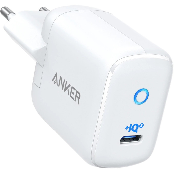 Зарядное устройство ANKER PowerPort III Mini 30W USB-C White (A2615L21)