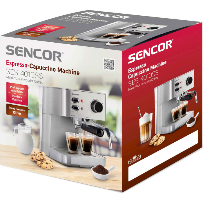 Кофеварка эспрессо SENCOR SES 4010SS (41005713)