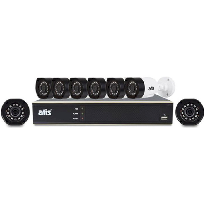 Комплект відеоспостереження ATIS Kit 8ext 2MP