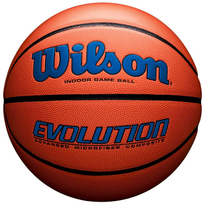 Мяч баскетбольный WILSON Evolution Royal Size 7 (WTB0595XB0704)