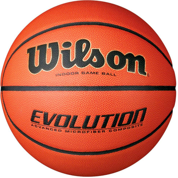 Мяч баскетбольный WILSON Evolution Orange Size 7 (WTB0516XBEMEA)