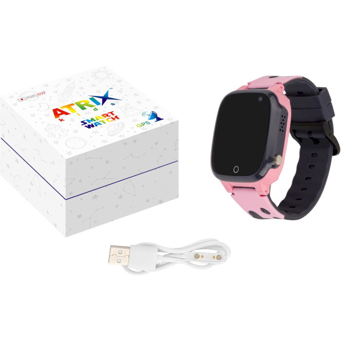 Детские смарт-часы ATRIX iQ2100 IPS Cam Flash Pink (IQ2100 PINK)