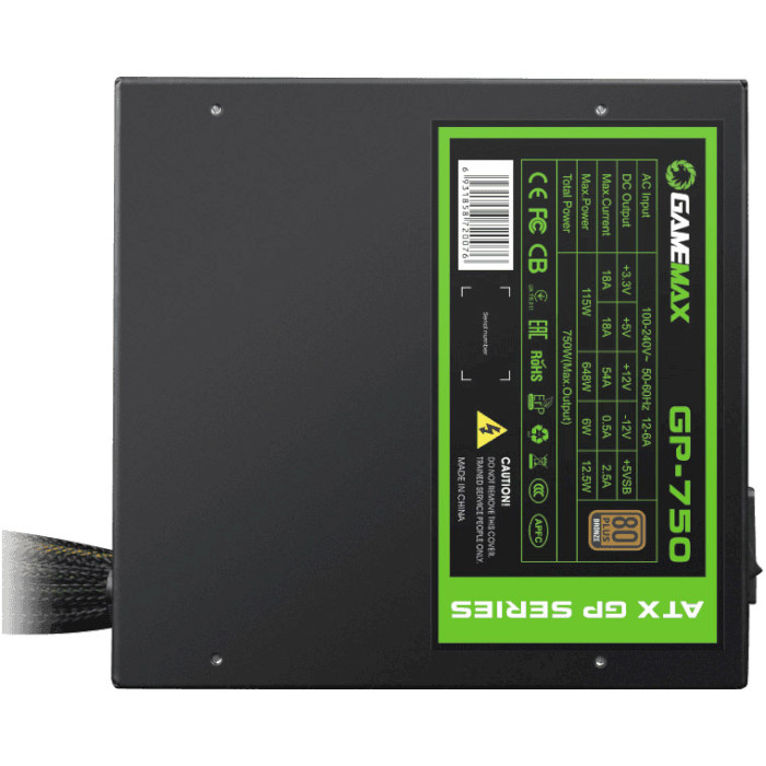 Блок питания 750W GAMEMAX GP-750