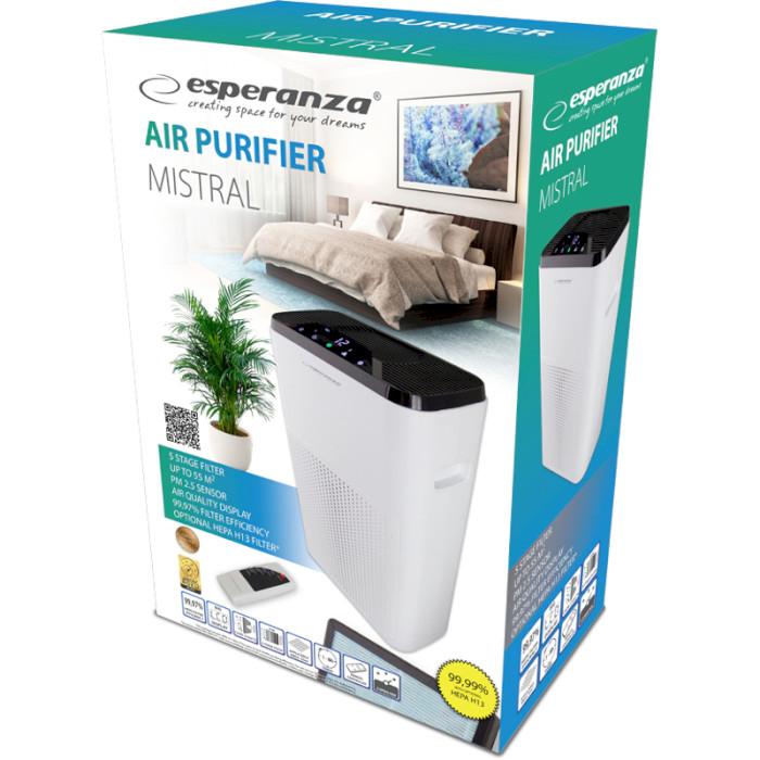 Очищувач повітря ESPERANZA Mistral EHP004