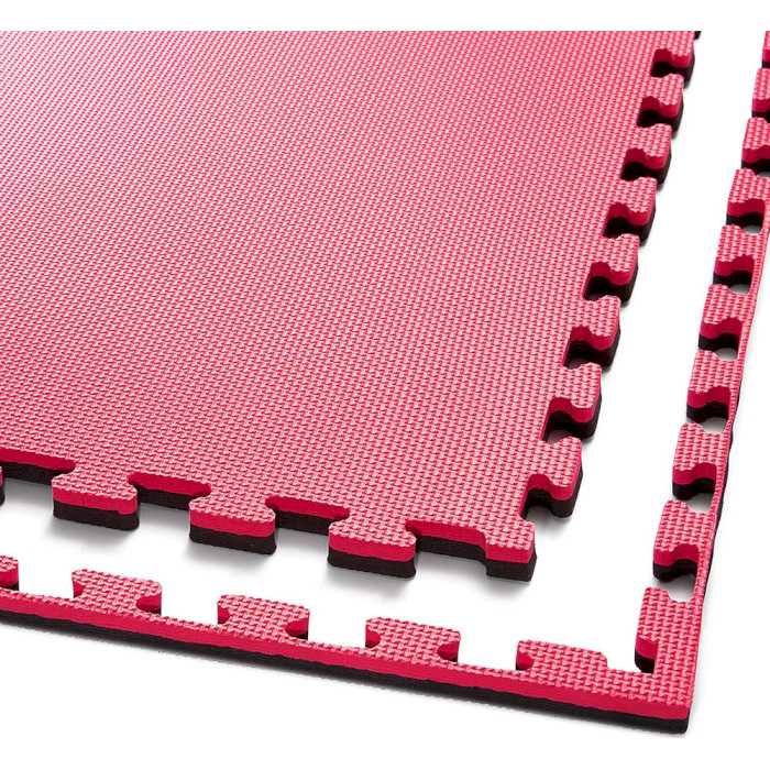 Мат-пазл (ласточкин хвост) 4FIZJO Puzzle Mat 100x100x2cm Black/Red (4FJ0168)