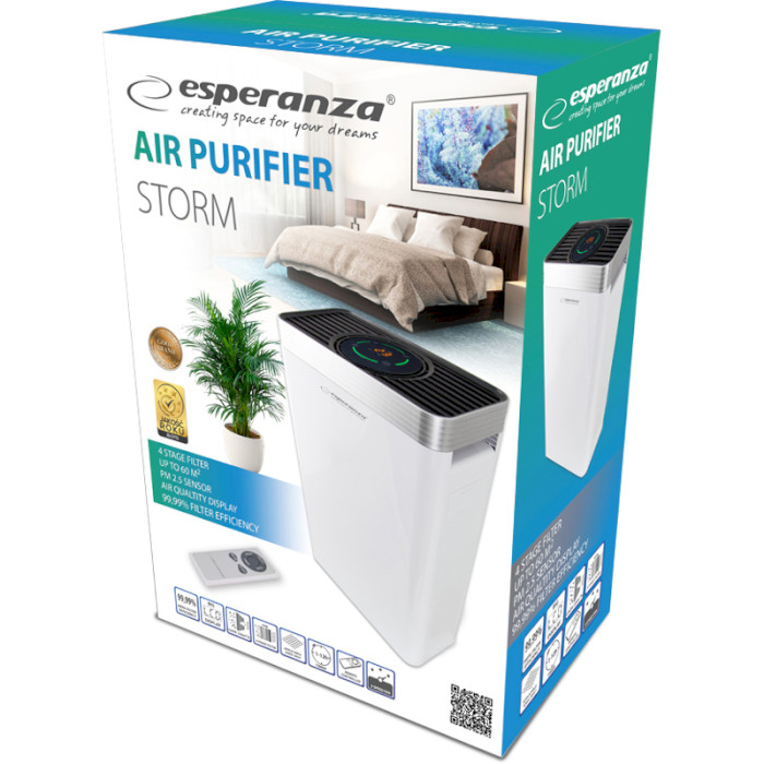 Очиститель воздуха ESPERANZA Storm EHP005
