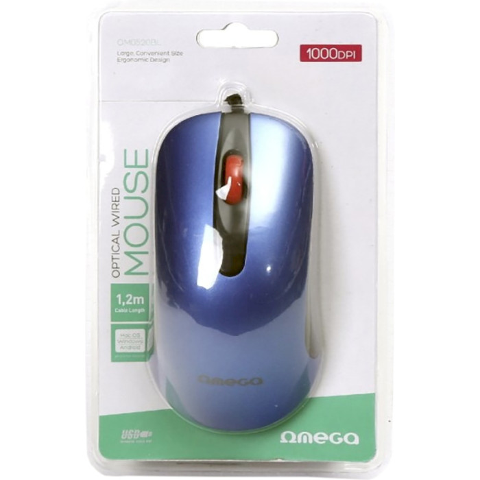 Мышь OMEGA OM-520 Blue