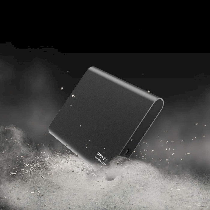 Портативный SSD диск PNY Pro Elite 500GB USB3.1 Dark Gray (PSD0CS2060-500-RB)