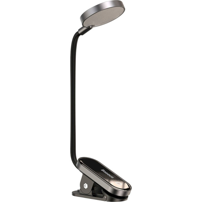 Лампа настільна на прищіпці BASEUS Comfort Reading Mini Clip Lamp Dark Gray (DGRAD-0G)