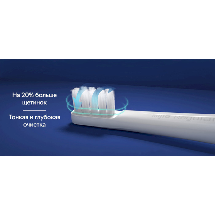 Насадка для зубной щётки XIAOMI MIJIA T100 Sonic Electric Toothbrush Head Regular 3шт (NUN4098CN)