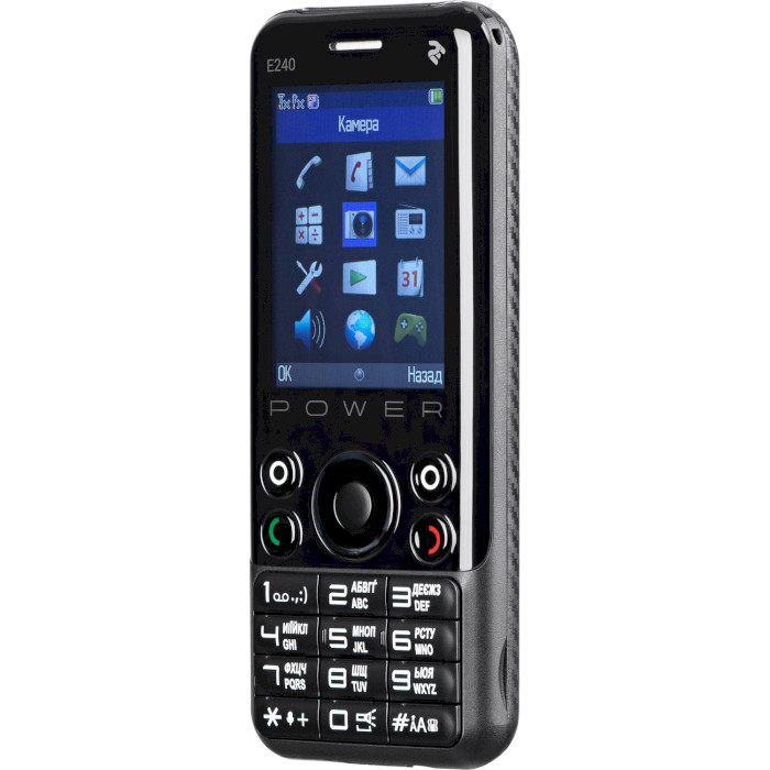 Мобильный телефон 2E E240 Power Black