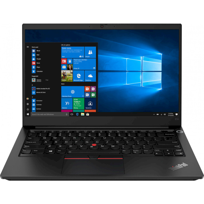 Ноутбук LENOVO ThinkPad E14 Gen 2 Black (20T6002ART)