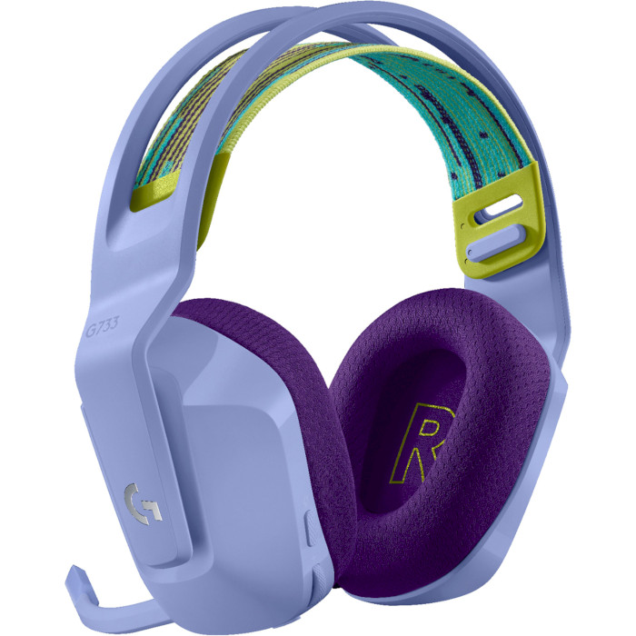 Навушники геймерскі LOGITECH G733 Lightspeed Lilac (981-000890)