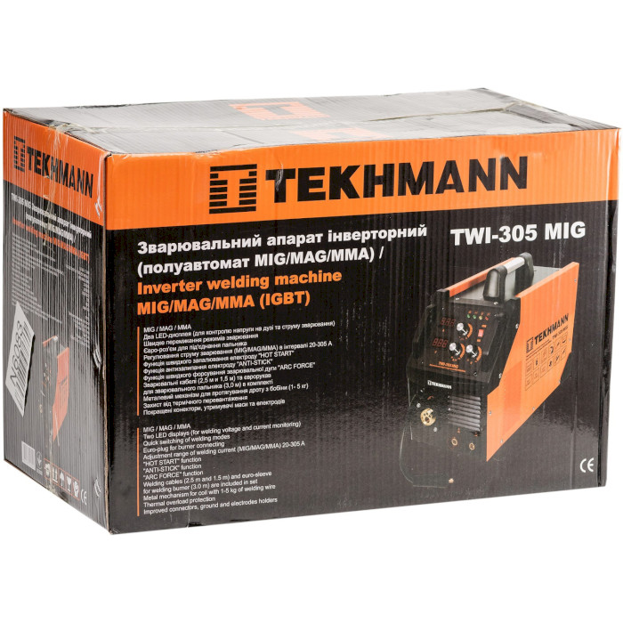 Зварювальний інвертор TEKHMANN TWI-305 MIG (846815)