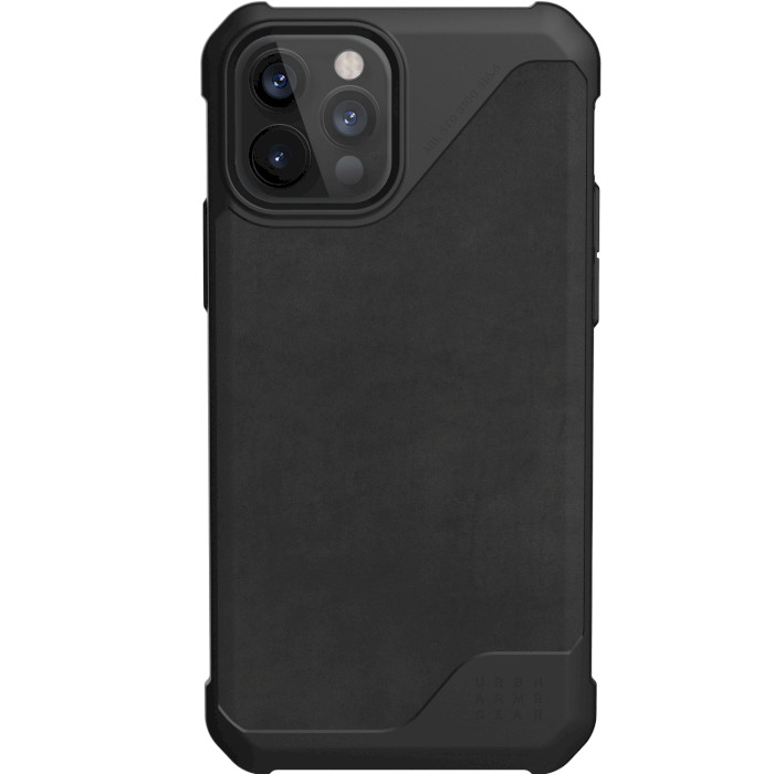 Чохол захищений UAG Metropolis LT для iPhone 12/12 Pro Leather Black (11235O118340)