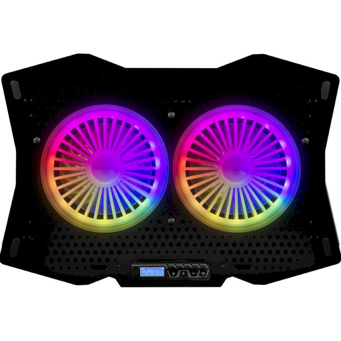 Подставка для ноутбука MODECOM Silent Fan MC-CF18 RGB (PL-MC-CF-18-RGB)