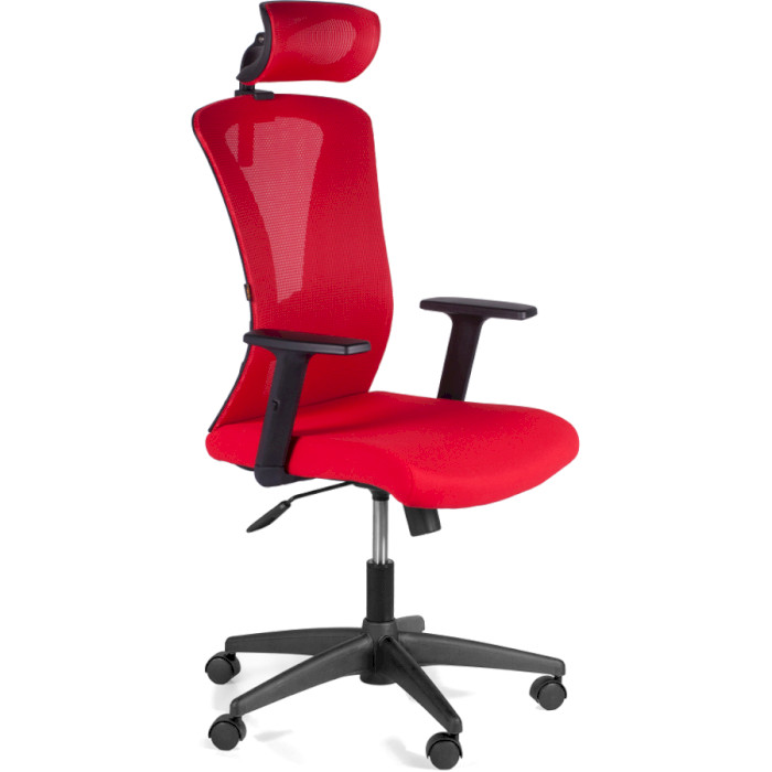Крісло офісне BARSKY Mesh Black/Red (BM-01)