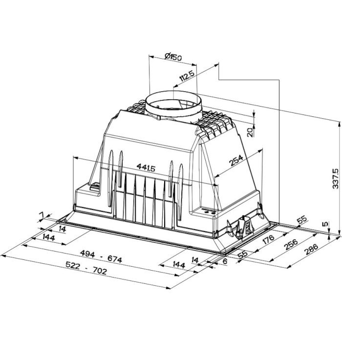 Витяжка FABER Inka Plus HCE X A52 (305.0613.283)