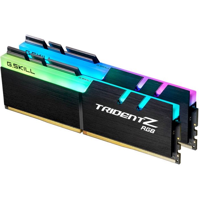 Модуль пам'яті G.SKILL Trident Z RGB DDR4 3200MHz 32GB Kit 2x16GB (F4-3200C16D-32GTZR)