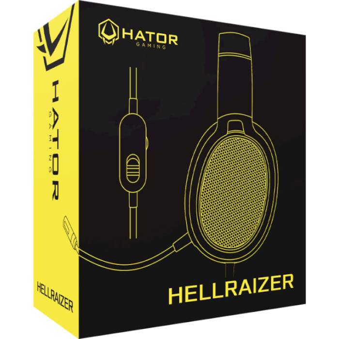 Навушники геймерскі HATOR Hellraizer Black (HTA-812)