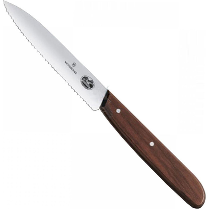 Нож кухонный для чистки овощей VICTORINOX Rosewood Paring 100мм (5.0730)