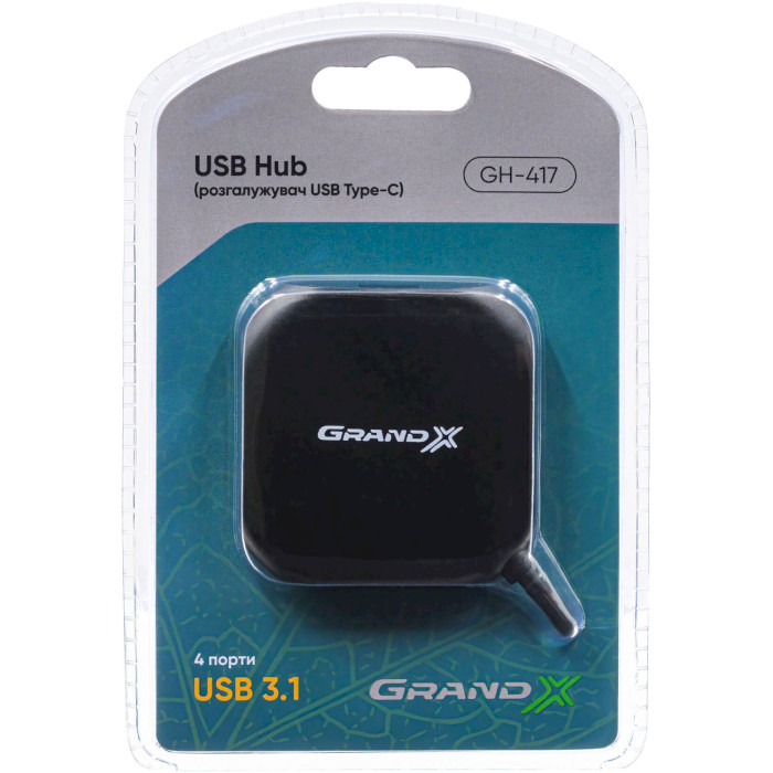 USB хаб GRAND-X GH-417