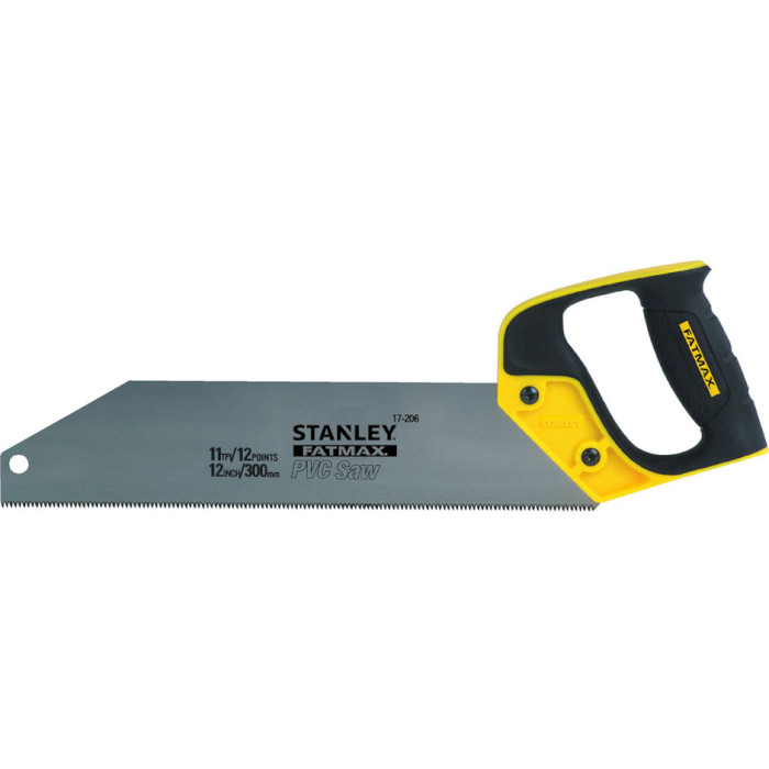Ножовка для ПВХ STANLEY "FatMax" 300mm 11tpi (2-17-206)