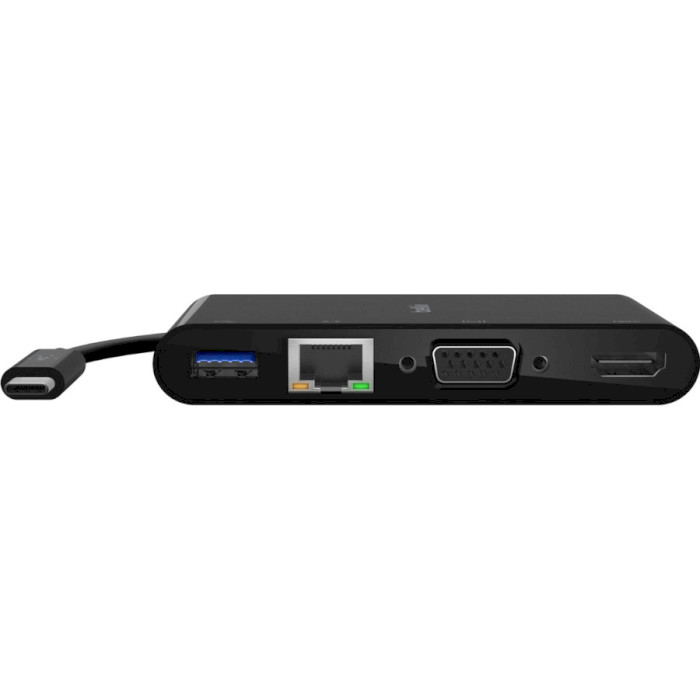 Порт-реплікатор BELKIN USB-C Multimedia + Charge Adapter (AVC004BTBK)