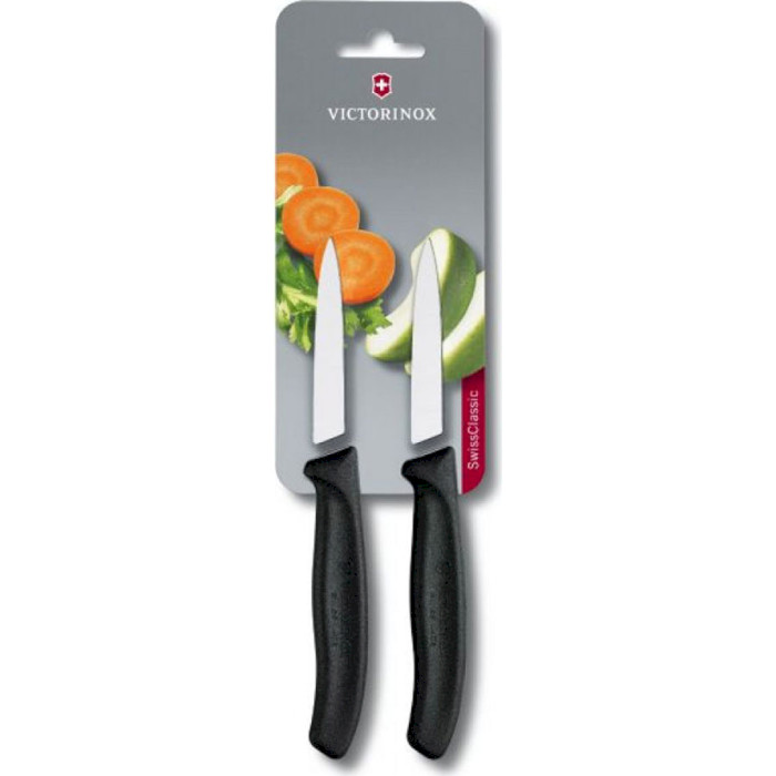 Набор кухонных ножей VICTORINOX SwissClassic Paring Set Black 2пр (6.7603.B)